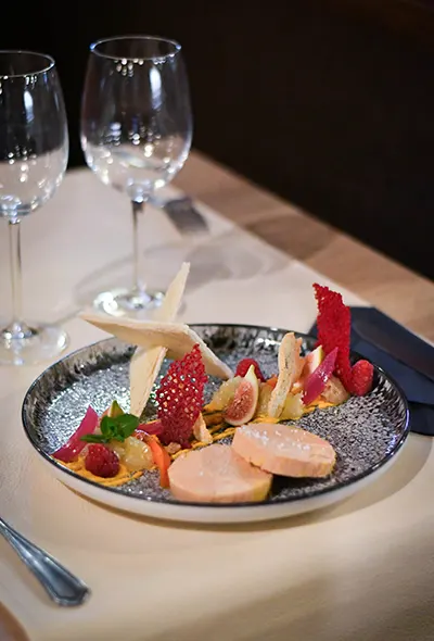 Plat de foie gras